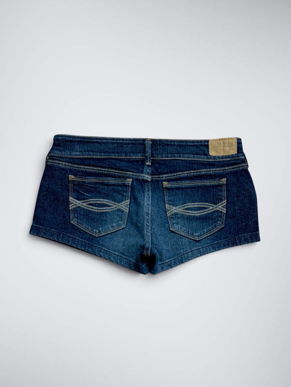 Early 2000s Abercrombie & Fitch Ultra Low Rise Micro Denim Shorts
